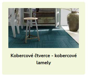 Kategorie kobercové čtverce a kobercové lamely